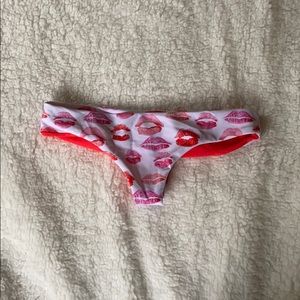 Lolliswim reversible lipstick bikini bottoms